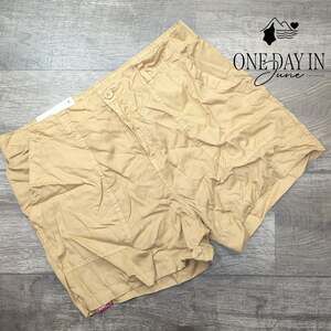 Social Standard by Sanctuary Fortune Tencel Shorts Tan NWT Size XL